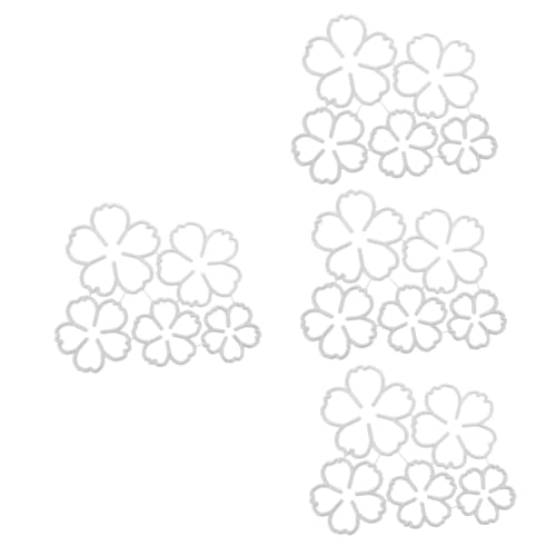 HOMSFOU 4 Stück Blumenmetallform Gestanzt Stanzteile Für Die Kartenherstellung Rose Mini-papierblumen-stanzformen Stanzformen, Schnittschablonen Schnitte Flora Kranz Eisen von HOMSFOU