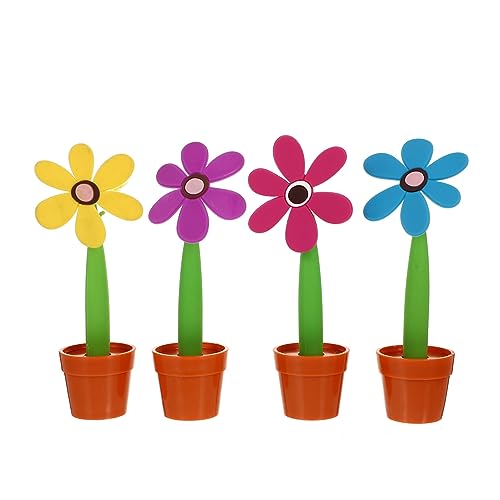 HOMSFOU 4 Stück Blumenpot Kugelschreiber Sonnenblumen Design Kreative Schreibgeräte für Schule Büro und Zuhause Gelb Blau HOMSFOU 4 Stück Blumenpot Kugelschreiber Sonnenblumen Design Kreative Schreibgeräte für Schule Büro und Zuhause Gelb Blau von HOMSFOU