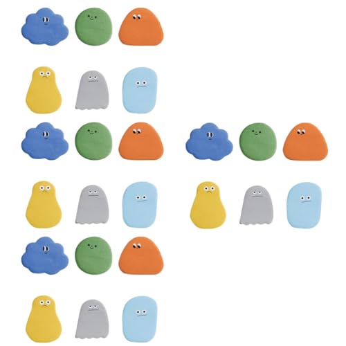 HOMSFOU 4 Stück Cartoon Memo Sticker Notizen Haftnotizen Süße Erinnerungsaufkleber für Schule Büro und Diy pro Packung für Notizen und Markierungen von HOMSFOU