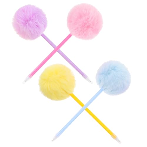 HOMSFOU 4 Stück Den Stift entpacken Plüschstift süße Stifte Pompon-Stift Fuzzy-Stift für Stifte für neuartige Kugelschreiber Dekorativer Stift Pom-Pom-Stifte Mädchenstifte pp HOMSFOU 4 Stück Den Stift entpacken Plüschstift süße Stifte Pompon-Stift Fuzzy-Stift für Stifte für neuartige Kugelschreiber Dekorativer Stift Pom-Pom-Stifte Mädchenstifte pp von HOMSFOU