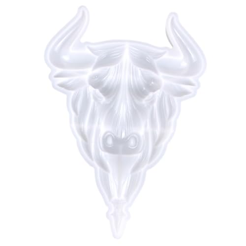 HOMSFOU 4 Stück Diy Silikonform Ox Gießform für Wanddekoration Wiederverwendbare Epoxidharz Mold für Bastelprojekte Werkzeug für Wandkunst Design HOMSFOU 4 Stück Diy Silikonform Ox Gießform für Wanddekoration Wiederverwendbare Epoxidharz Mold für Bastelprojekte Werkzeug für Wandkunst Design von HOMSFOU
