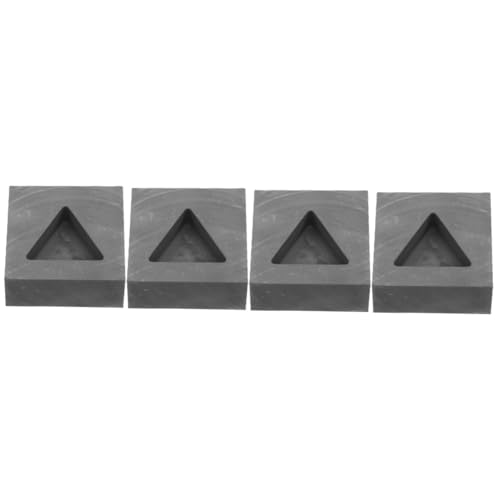HOMSFOU 4 Stück Dreiecksform Barren schmelzendes Gießwerkzeug Formguss Formenguss Gießformen zum Schmelzen Gießform schmelzen Schmelzendes Silberangebot Gussdreieckform Graphit Schwarz HOMSFOU 4 Stück Dreiecksform Barren schmelzendes Gießwerkzeug Formguss Formenguss Gießformen zum Schmelzen Gießform schmelzen Schmelzendes Silberangebot Gussdreieckform Graphit Schwarz von HOMSFOU