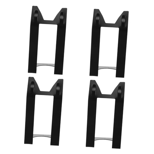 HOMSFOU 4 Stück Etikettenhalter Tag-Display-Halter Metalletiketthalter Tischetikettenclips Clips für Einzelhandelsschilder Metalletiketten Schilder aus Metall Metallclip Schwarz von HOMSFOU