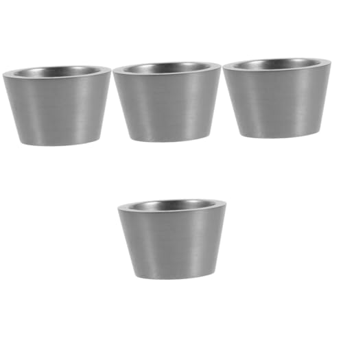 HOMSFOU 4 Stück Graphit Gussform für Goldschmelze Hochdichte Graphit Tiegel für Gießen von Barren Höhe für Gold Silber von HOMSFOU