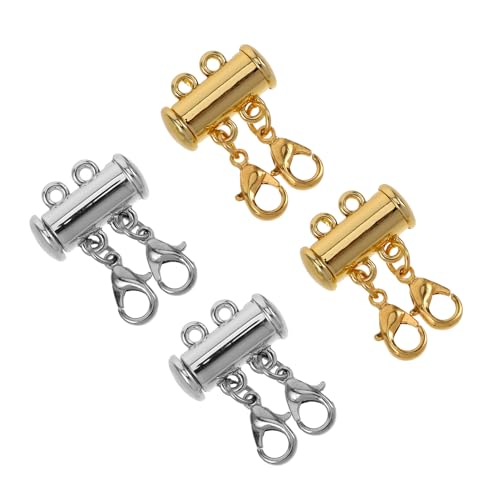 HOMSFOU 4 Stück Halskette mit magnetischer Brust Magnetverschlüsse für Halsketten Halskettenanschluss Magnetische Halskette Verschluss Schichtverschlüsse Zinklegierung HOMSFOU 4 Stück Halskette mit magnetischer Brust Magnetverschlüsse für Halsketten Halskettenanschluss Magnetische Halskette Verschluss Schichtverschlüsse Zinklegierung von HOMSFOU