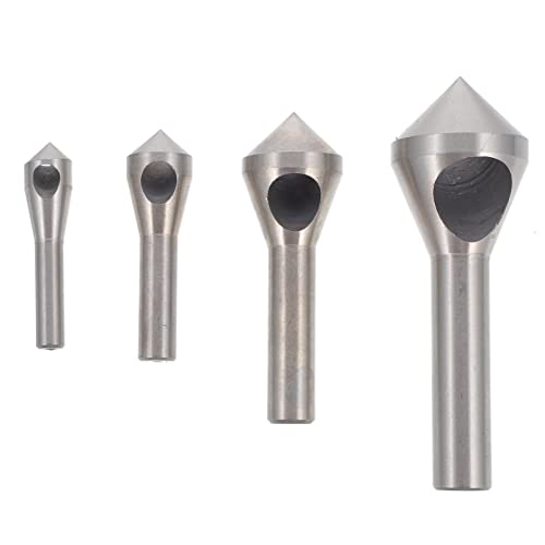 HOMSFOU 4 Stück Innerer Chipschub Holzbearbeitung Schlüssel verjüngt Fase werkzeug Metall Countersink Bit Metallsenkerbohrer Holzbeförderung Counter Bohrer Hochgeschwindigkeitsstahl Silber HOMSFOU 4 Stück Innerer Chipschub Holzbearbeitung Schlüssel verjüngt Fase werkzeug Metall Countersink Bit Metallsenkerbohrer Holzbeförderung Counter Bohrer Hochgeschwindigkeitsstahl Silber von HOMSFOU