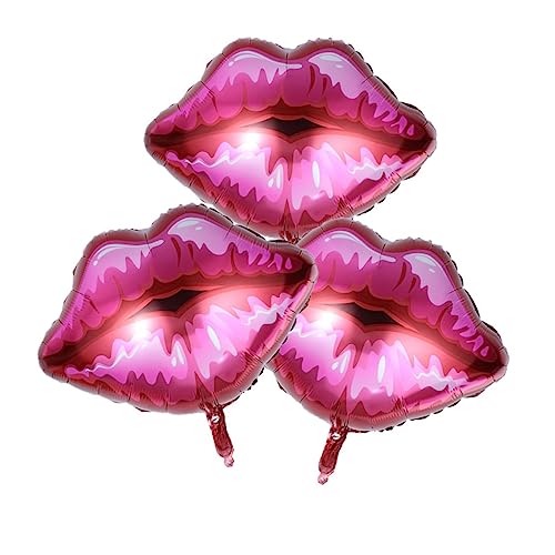 HOMSFOU 4 Stück Lippen Ballons Girlande Lippenballons Aus Mylar Valentinstag Folienballon Mylar Kuss Lippen Folie Luftballons Rosa Lippenballons Für Freundin Kranz Romantisch Braut HOMSFOU 4 Stück Lippen Ballons Girlande Lippenballons Aus Mylar Valentinstag Folienballon Mylar Kuss Lippen Folie Luftballons Rosa Lippenballons Für Freundin Kranz Romantisch Braut von HOMSFOU