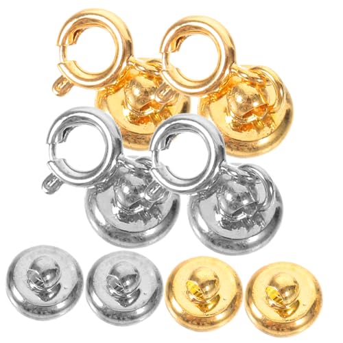 HOMSFOU 4 Stück Magnet Armbandverschlüsse Für Magnetverbinder Schmuckverschlüsse Halskettenverschlüsse Magnet Schmuckverschluss Magnetverschluss Kupfer von HOMSFOU