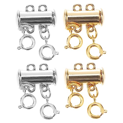 HOMSFOU 4 Stück Magnetische Verbindungselemente für Mehrreihige Kupfer Verschlüsse für Diy Schmuckherstellung für Frauen und Männer Reihen HOMSFOU 4 Stück Magnetische Verbindungselemente für Mehrreihige Kupfer Verschlüsse für Diy Schmuckherstellung für Frauen und Männer Reihen von HOMSFOU