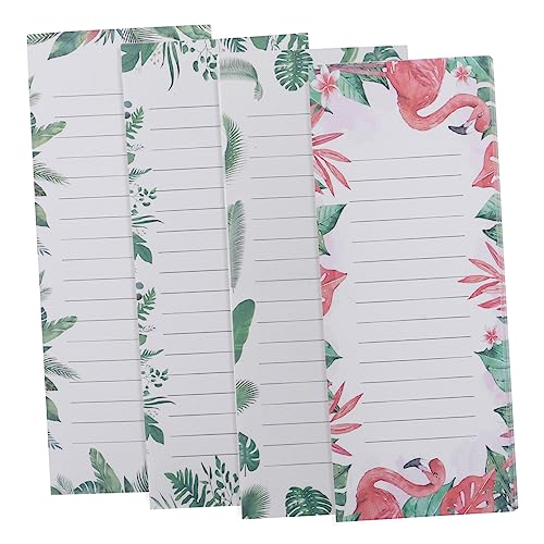 HOMSFOU 4 Stück Magnetischer Kühlschrank Notizblock Abreißbare Magnetische Memo Pads für Einkaufslisten und Nachrichten Kühlschrank und Bürowänden Glattes Papier für Einfache Notizen HOMSFOU 4 Stück Magnetischer Kühlschrank Notizblock Abreißbare Magnetische Memo Pads für Einkaufslisten und Nachrichten Kühlschrank und Bürowänden Glattes Papier für Einfache Notizen von HOMSFOU