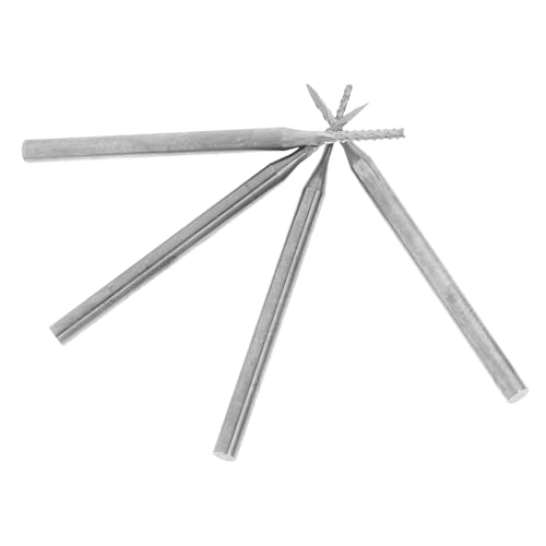 HOMSFOU 4 Stück Mikrobohrer präzisionswerkzeug schnitzwerkzeuge holzschnitzerei Gravierwerkzeuge Schnitzgravurwerkzeug Gravurbits aus Wolframcarbid Schmuckbohrer Wolfram Stahl Silver HOMSFOU 4 Stück Mikrobohrer präzisionswerkzeug schnitzwerkzeuge holzschnitzerei Gravierwerkzeuge Schnitzgravurwerkzeug Gravurbits aus Wolframcarbid Schmuckbohrer Wolfram Stahl Silver von HOMSFOU