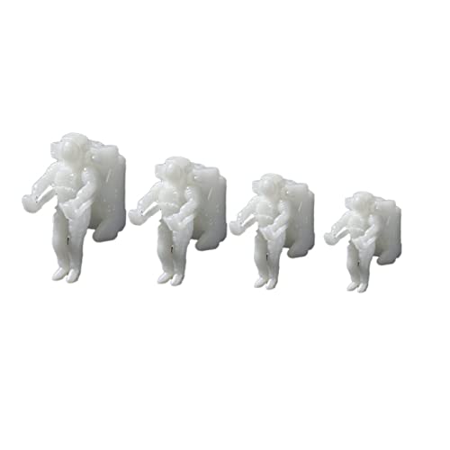 HOMSFOU 4 Stück Mini Astronauten Figuren Kristall Epoxidharz Füllmaterial für Mikrolandschaften und Diy Deko Projekte Weiß A Stil HOMSFOU 4 Stück Mini Astronauten Figuren Kristall Epoxidharz Füllmaterial für Mikrolandschaften und Diy Deko Projekte Weiß A Stil von HOMSFOU