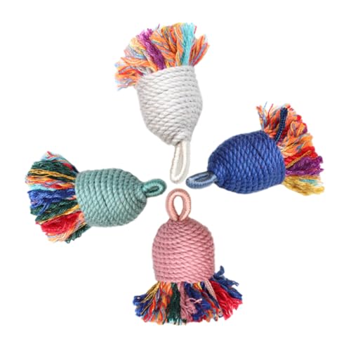 HOMSFOU 4 Stück Mini Quasten Anhänger Handgefertigte Baumwollquasten für DIY Schmuck Schlüsselanhänger Taschen und Rucksackdekoration Farben Zufällig Weiches Bastelzubehör HOMSFOU 4 Stück Mini Quasten Anhänger Handgefertigte Baumwollquasten für DIY Schmuck Schlüsselanhänger Taschen und Rucksackdekoration Farben Zufällig Weiches Bastelzubehör von HOMSFOU
