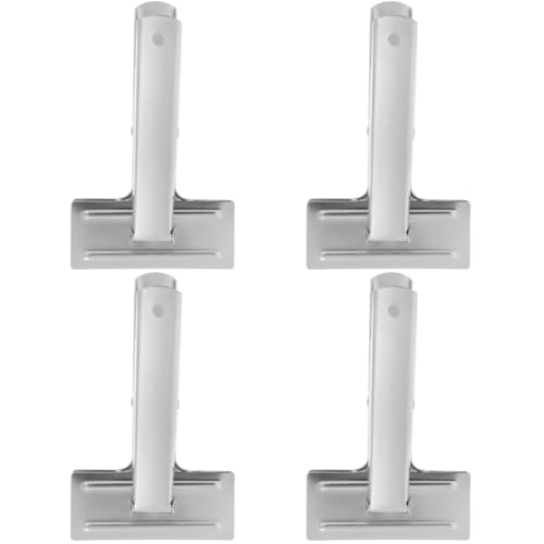HOMSFOU 4 Stück Nähklammer Zum Basteln Decke Jumbo Stoff Clips Naht Für Nähen Groß Material Stich Quilten Tuch Bastel-saumklammer Mess-nähclip Silver Rostfreier Stahl von HOMSFOU