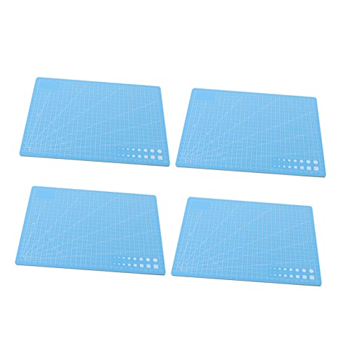 HOMSFOU 4 Stück PVC Schneidematten Multifunktionale Schnittplatten für Sicheres für Bastelprojekte und Quilting Selbstheilend und Langlebig von HOMSFOU