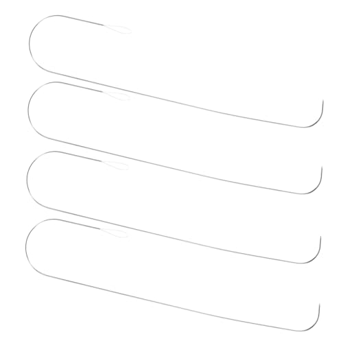 HOMSFOU 4 Stück Perlengreifer Perlen Basteln Nadeln Handwerk Gebogen Einfädeln Perleneinfädler Werkzeug Perlennadeln Selber Machen Stricken Garn Silver Zinklegierung HOMSFOU 4 Stück Perlengreifer Perlen Basteln Nadeln Handwerk Gebogen Einfädeln Perleneinfädler Werkzeug Perlennadeln Selber Machen Stricken Garn Silver Zinklegierung von HOMSFOU