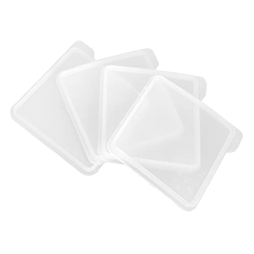 HOMSFOU 4 Stück Silikonform für Diy Untersetzer Einfaches Entformen Flexible und Langlebige Epoxidharz Gussform für Kreative Handarbeiten Geeignet für Individuelle Tischdekorationen HOMSFOU 4 Stück Silikonform für Diy Untersetzer Einfaches Entformen Flexible und Langlebige Epoxidharz Gussform für Kreative Handarbeiten Geeignet für Individuelle Tischdekorationen von HOMSFOU
