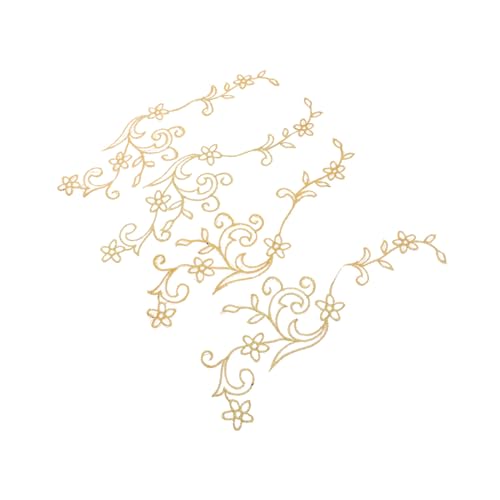 HOMSFOU 4 Stück Stickerei-Patch für Kleidung Stich Flecken gehäkelte Nähflicken Kleidungsflicken aufbügelbilder textilien kleidung nähen Kleiderflicken selber machen Stoff Beige HOMSFOU 4 Stück Stickerei-Patch für Kleidung Stich Flecken gehäkelte Nähflicken Kleidungsflicken aufbügelbilder textilien kleidung nähen Kleiderflicken selber machen Stoff Beige von HOMSFOU