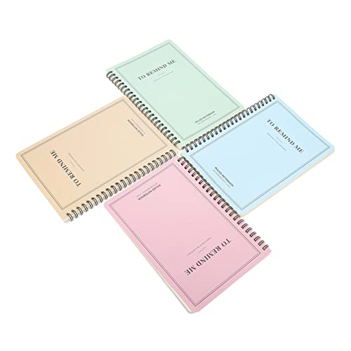 HOMSFOU 4 Stück Studenten Notizbücher mit Dicken Spiralbindungen Vielseitige Schreibhefte für Schule und Büro Leichte Tragbare Tagesplaner in Blau Gelb und Grün HOMSFOU 4 Stück Studenten Notizbücher mit Dicken Spiralbindungen Vielseitige Schreibhefte für Schule und Büro Leichte Tragbare Tagesplaner in Blau Gelb und Grün von HOMSFOU