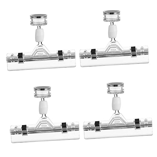 HOMSFOU 4 Stück Tag Clips Transparente Halter für Preisschilder für Supermärkte und Einzelhandel Tragbar und Langlebig Einfache Handhabung für Effektive Werbung HOMSFOU 4 Stück Tag Clips Transparente Halter für Preisschilder für Supermärkte und Einzelhandel Tragbar und Langlebig Einfache Handhabung für Effektive Werbung von HOMSFOU