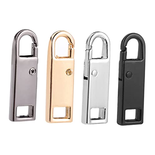 HOMSFOU 4 Stück Teiliges Abnehmbarer Reißverschlussanhänger Praktische Zipper Pulls für Taschen Koffer und Bekleidung Langlebig Schwarz Gold Silber und Dunkelgrau HOMSFOU 4 Stück Teiliges Abnehmbarer Reißverschlussanhänger Praktische Zipper Pulls für Taschen Koffer und Bekleidung Langlebig Schwarz Gold Silber und Dunkelgrau von HOMSFOU