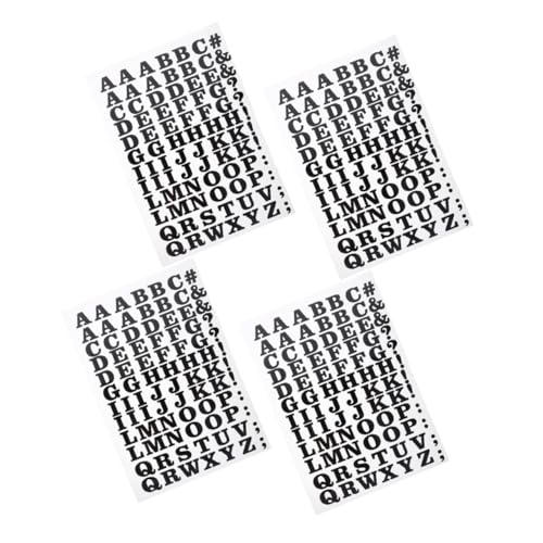 HOMSFOU 4 Stück Teiliges Bügelbuchstaben und Heat Transfer Vinyl für DIY Kleidung Vielseitige Stoffapplikationen Kompatibel mit T Shirts Mützen Rucksäcken Schwarze Kleine HOMSFOU 4 Stück Teiliges Bügelbuchstaben und Heat Transfer Vinyl für DIY Kleidung Vielseitige Stoffapplikationen Kompatibel mit T Shirts Mützen Rucksäcken Schwarze Kleine von HOMSFOU