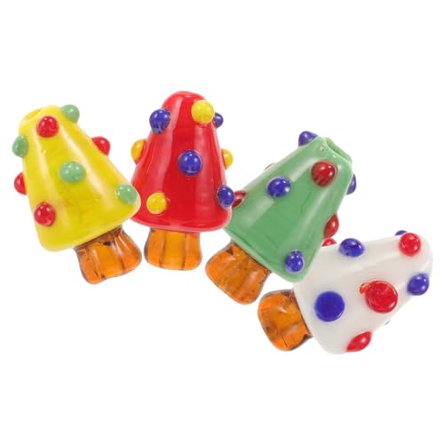 HOMSFOU 4 Stück Teiliges Bunte Glasperlen für Diy Schmuckherstellung Stabile und Langlebige Distanzperlen für Armbänder und für Kreative Bastelprojekte HOMSFOU 4 Stück Teiliges Bunte Glasperlen für Diy Schmuckherstellung Stabile und Langlebige Distanzperlen für Armbänder und für Kreative Bastelprojekte von HOMSFOU