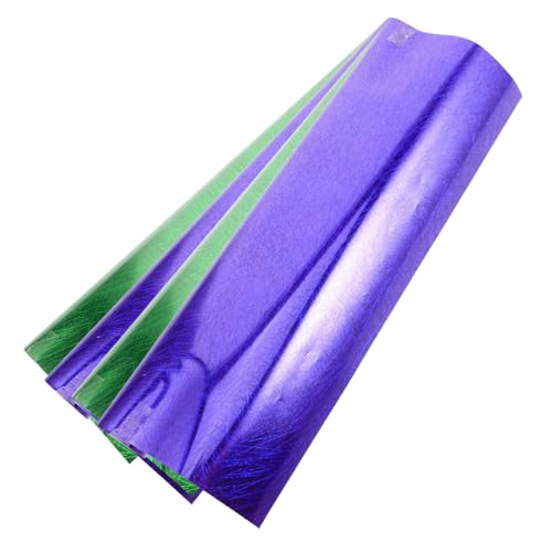 HOMSFOU 4 Stück Teiliges Heat Transfer Vinyl Glow In The Dark Grün Blau Fluoreszierende Sublimationsfolie für DIY T-shirts Taschen Vielseitiges Transfermaterial für Leuchtende von HOMSFOU