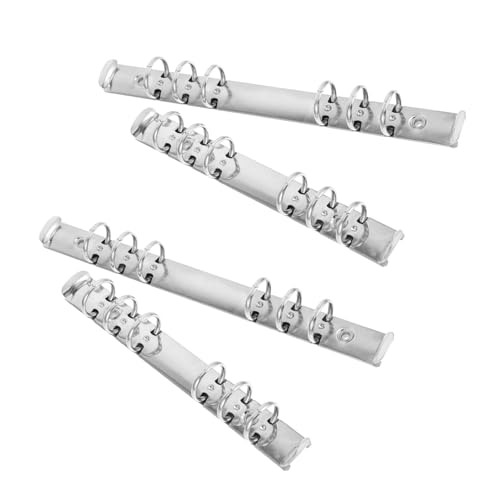 HOMSFOU 4 Stück Teiliges Loose Leaf Binder Clips Langlebige Edelstahl clips für Scrapbooking und Dokumentenablage Geeignet Ringbücher Creative Stationery Organizer HOMSFOU 4 Stück Teiliges Loose Leaf Binder Clips Langlebige Edelstahl clips für Scrapbooking und Dokumentenablage Geeignet Ringbücher Creative Stationery Organizer von HOMSFOU