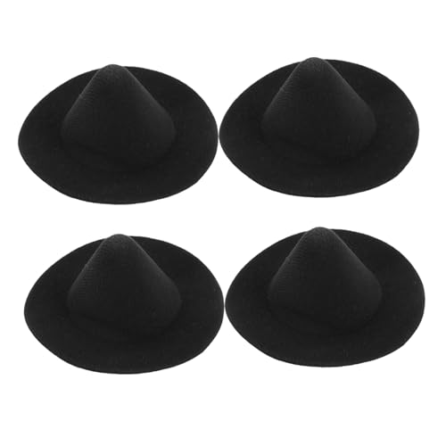 HOMSFOU 4 Stück Teiliges Miniatur Hexenhüte Schwarz Halloween DIY Bastelzubehör für Puppenhaus Dekoration Vielseitig Einsetzbar für Partydeko und Handwerksprojekte HOMSFOU 4 Stück Teiliges Miniatur Hexenhüte Schwarz Halloween DIY Bastelzubehör für Puppenhaus Dekoration Vielseitig Einsetzbar für Partydeko und Handwerksprojekte von HOMSFOU