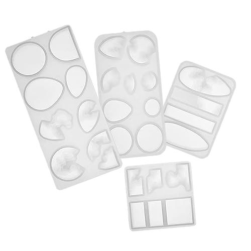 HOMSFOU 4 Stück Teiliges Set Silikon Schmuckform für Diy Anhänger Flexible Gießform für Ohrringe und Schlüsselanhänger Kreative Insel Anhänger Gießform für Resin Kunstwerke von HOMSFOU