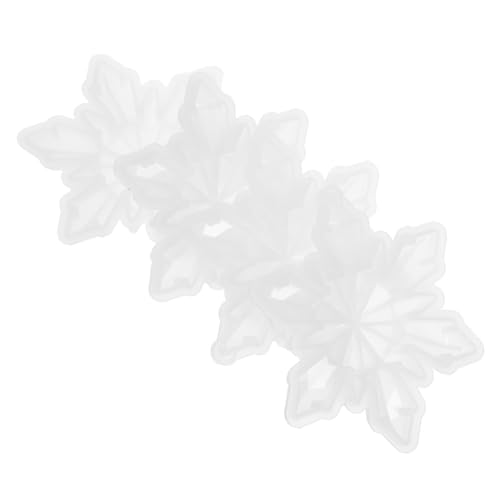 HOMSFOU 4 Stück Teiliges Silikon Schneeflocken Mold für Diy Projekte Flexibles Gießform für Weihnachtsanhänger und Dekoration für Epoxidharz und Kunsthandwerk HOMSFOU 4 Stück Teiliges Silikon Schneeflocken Mold für Diy Projekte Flexibles Gießform für Weihnachtsanhänger und Dekoration für Epoxidharz und Kunsthandwerk von HOMSFOU