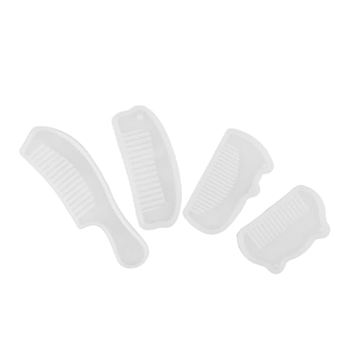 HOMSFOU 4 Stück Teiliges Silikonformen für Epoxidharz Haarkamm Gießform Transparent Flexible Resinform für DIY Schmuckherstellung Handwerksprojekte HOMSFOU 4 Stück Teiliges Silikonformen für Epoxidharz Haarkamm Gießform Transparent Flexible Resinform für DIY Schmuckherstellung Handwerksprojekte von HOMSFOU