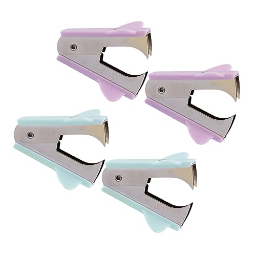 HOMSFOU 4 Stück Teiliges Tragbarer Heftklammern Entferner Ergonomisches Design für Büro und Zuhause Farbenfrohe Optionen Grün HOMSFOU 4 Stück Teiliges Tragbarer Heftklammern Entferner Ergonomisches Design für Büro und Zuhause Farbenfrohe Optionen Grün von HOMSFOU