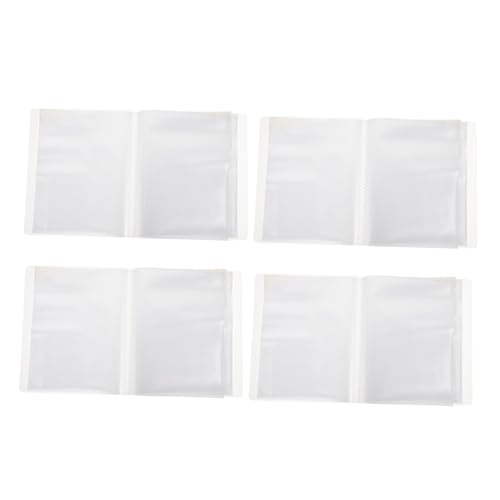 HOMSFOU 4 Stück Transparent File Folders Wasserdichte Sammelmappe für Tickets Postkarten und Dokumente für Aufbewahrung von Erinnerungen pro Mappe HOMSFOU 4 Stück Transparent File Folders Wasserdichte Sammelmappe für Tickets Postkarten und Dokumente für Aufbewahrung von Erinnerungen pro Mappe von HOMSFOU