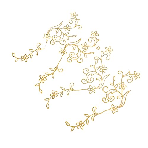 HOMSFOU 4 Stück genähte Applikation Kleidungsflicken Blumen Stich Erwachsene bestickt Patches nähen gestickte Aufnäher gesticktes DIY für kleidung Applikationen zum Nähen Stoff Beige HOMSFOU 4 Stück genähte Applikation Kleidungsflicken Blumen Stich Erwachsene bestickt Patches nähen gestickte Aufnäher gesticktes DIY für kleidung Applikationen zum Nähen Stoff Beige von HOMSFOU