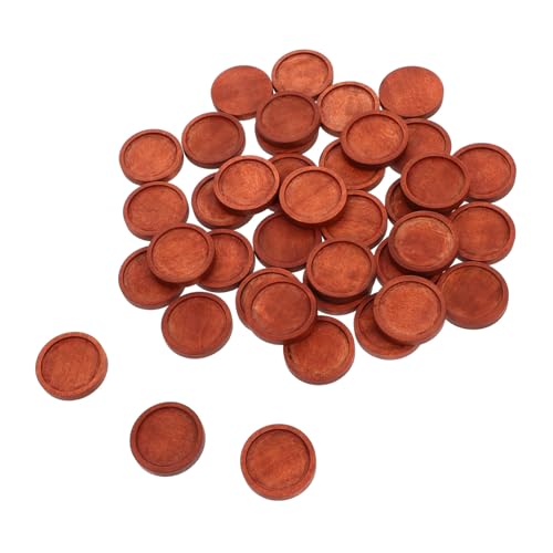 HOMSFOU 40 Stück Basen Tour Zubehör dekorativ runden machen retro holzuntersetzer brosche pin Schmuckbasteln Schmuckanhänger Brustpin runder Bastelsockel Anhänger Tabletts Bambus Coffee HOMSFOU 40 Stück Basen Tour Zubehör dekorativ runden machen retro holzuntersetzer brosche pin Schmuckbasteln Schmuckanhänger Brustpin runder Bastelsockel Anhänger Tabletts Bambus Coffee von HOMSFOU