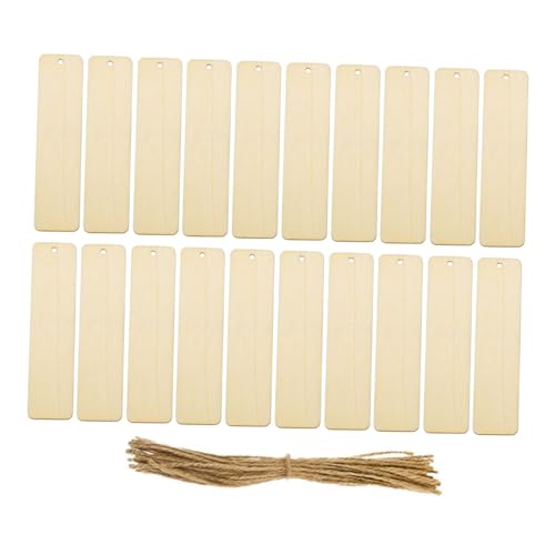 HOMSFOU 40 Stück Blanko Holz Lesezeichen Unlackiert mit Vorbohrungen zum Bemalen Basteln und Dekorieren für DIY Buchmarker Projekte und Weihnachtsanhänger HOMSFOU 40 Stück Blanko Holz Lesezeichen Unlackiert mit Vorbohrungen zum Bemalen Basteln und Dekorieren für DIY Buchmarker Projekte und Weihnachtsanhänger von HOMSFOU