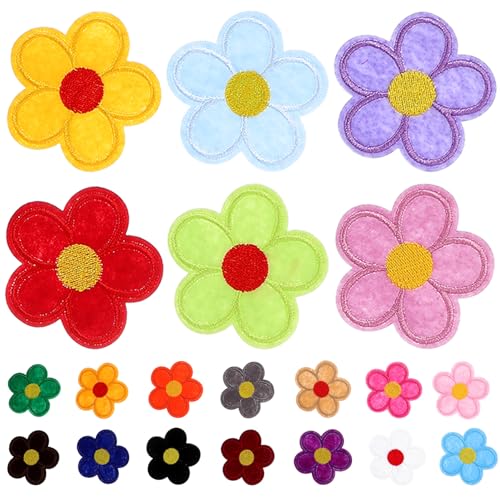 HOMSFOU 40 Stück Blumen Aufbügel Patches Stickerei Aufnäher für Kleidung Taschen und Hüte Diy Dekorationspatches Robust und Langlebig für Kreative Nähprojekte HOMSFOU 40 Stück Blumen Aufbügel Patches Stickerei Aufnäher für Kleidung Taschen und Hüte Diy Dekorationspatches Robust und Langlebig für Kreative Nähprojekte von HOMSFOU