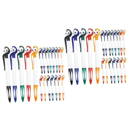 HOMSFOU 40 Stück Fußball Kugelschreiber Druckmechanik Bürobedarf für Studenten Bunte Schreibutensilien Rot Blau Schwarz Grün und Orange für Partys und HOMSFOU 40 Stück Fußball Kugelschreiber Druckmechanik Bürobedarf für Studenten Bunte Schreibutensilien Rot Blau Schwarz Grün und Orange für Partys und von HOMSFOU