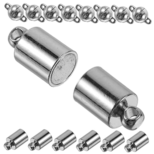 HOMSFOU 40 Stück Magnetische Schmuckverschlüsse für Diy und Armbänder Praktische Magnetverschlüsse für Schmuckherstellung Einfach zu Handhabende Verbindungselemente für Kreative von HOMSFOU