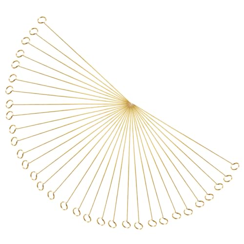 HOMSFOU 40 Stück Metall Kartenhalter Sticks mit Glänzender Oberfläche Langlebig und Verformungsbeständig für Blumenarrangements Memo Clips Stilvolle Präsentation bei Hochzeiten und Feiern von HOMSFOU