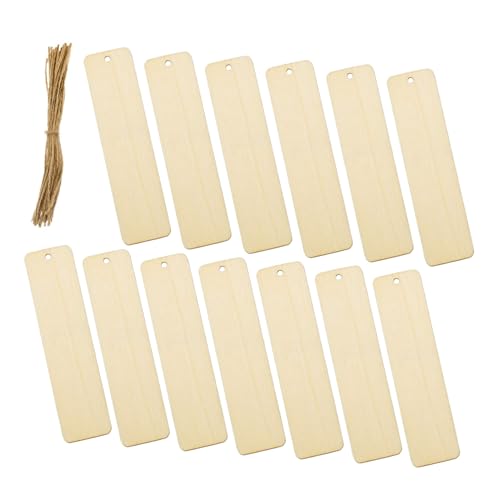 HOMSFOU 40 Stück Teiliges Holz Lesezeichen Unbehandelt Rechteckige Blanko Tags für DIY Malen Bastelprojekte Natürliche Holzanhänger als Personalisierbare Buchzeichen und Dekorationen HOMSFOU 40 Stück Teiliges Holz Lesezeichen Unbehandelt Rechteckige Blanko Tags für DIY Malen Bastelprojekte Natürliche Holzanhänger als Personalisierbare Buchzeichen und Dekorationen von HOMSFOU