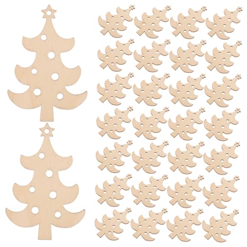HOMSFOU 40 Stück Teiliges Unbehandelte Holzanhänger Weihnachtsbaum-deko zum Bemalen Blanko Holzornamente für DIY Weihnachtsdeko Vielseitig Leicht zu Gestalten und Bemalen HOMSFOU 40 Stück Teiliges Unbehandelte Holzanhänger Weihnachtsbaum-deko zum Bemalen Blanko Holzornamente für DIY Weihnachtsdeko Vielseitig Leicht zu Gestalten und Bemalen von HOMSFOU