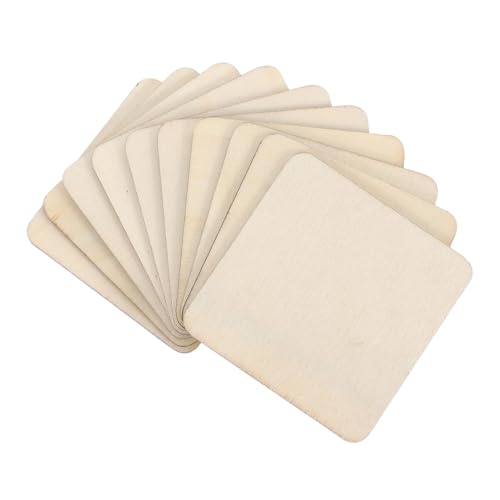 HOMSFOU 40 Stück Teiliges Unbehandelte Holzquadrate Naturholz Blanko-holzplatten zum Bemalen Schnitzen Basteln für DIY Geschenke Wohnkultur Untersetzer Ornamente HOMSFOU 40 Stück Teiliges Unbehandelte Holzquadrate Naturholz Blanko-holzplatten zum Bemalen Schnitzen Basteln für DIY Geschenke Wohnkultur Untersetzer Ornamente von HOMSFOU