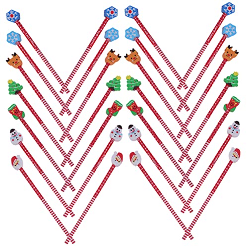 HOMSFOU 40 Stück Teiliges Weihnachtsbleistift für Sichere Holzbleistifte mit Ergonomischem Design Kreative Weihnachtsmotive Radiergummi als und Schulmaterial HOMSFOU 40 Stück Teiliges Weihnachtsbleistift für Sichere Holzbleistifte mit Ergonomischem Design Kreative Weihnachtsmotive Radiergummi als und Schulmaterial von HOMSFOU