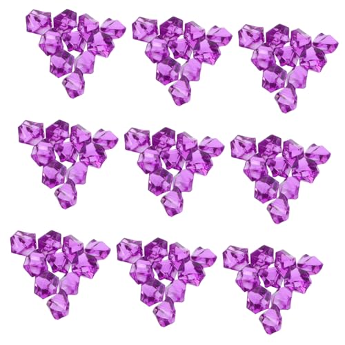 HOMSFOU 400 Stück Acryl Spacer Perlen Facettierte Würfel Perlen Bunte Leichte Schmuckperlen Für DIY Armbänder Halsketten Accessoires von HOMSFOU