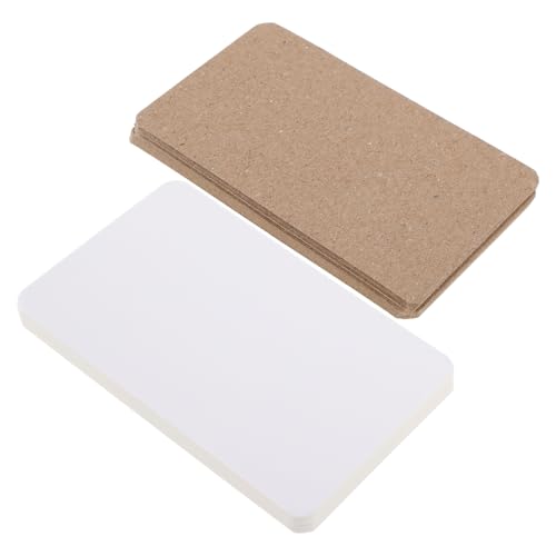 HOMSFOU 400 Stück Blanko Karten Hochwertigem Karton Kraftpapier Weiße Karten für Postkarten Einladungen Notizen Bastelprojekte und Kreative DIY Anwendungen HOMSFOU 400 Stück Blanko Karten Hochwertigem Karton Kraftpapier Weiße Karten für Postkarten Einladungen Notizen Bastelprojekte und Kreative DIY Anwendungen von HOMSFOU