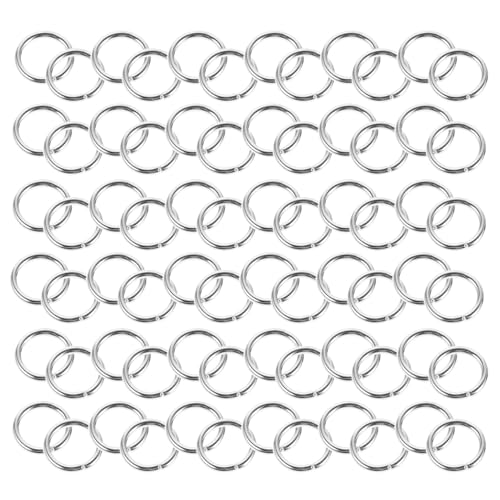 HOMSFOU 400 Stück Schmuckherstellungs Sprungringe Zinklegierung Runde Offene Verbindungsringe für Diy Projekte Geeignet für Halsketten Armbänder und Schlüsselanhänger HOMSFOU 400 Stück Schmuckherstellungs Sprungringe Zinklegierung Runde Offene Verbindungsringe für Diy Projekte Geeignet für Halsketten Armbänder und Schlüsselanhänger von HOMSFOU