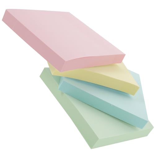 HOMSFOU 400Stücke Memo Pads Starke Haftung Abnehmbarer Büro Schule und Zuhause für Notizen To Do Listen und Kreative Projekte von HOMSFOU